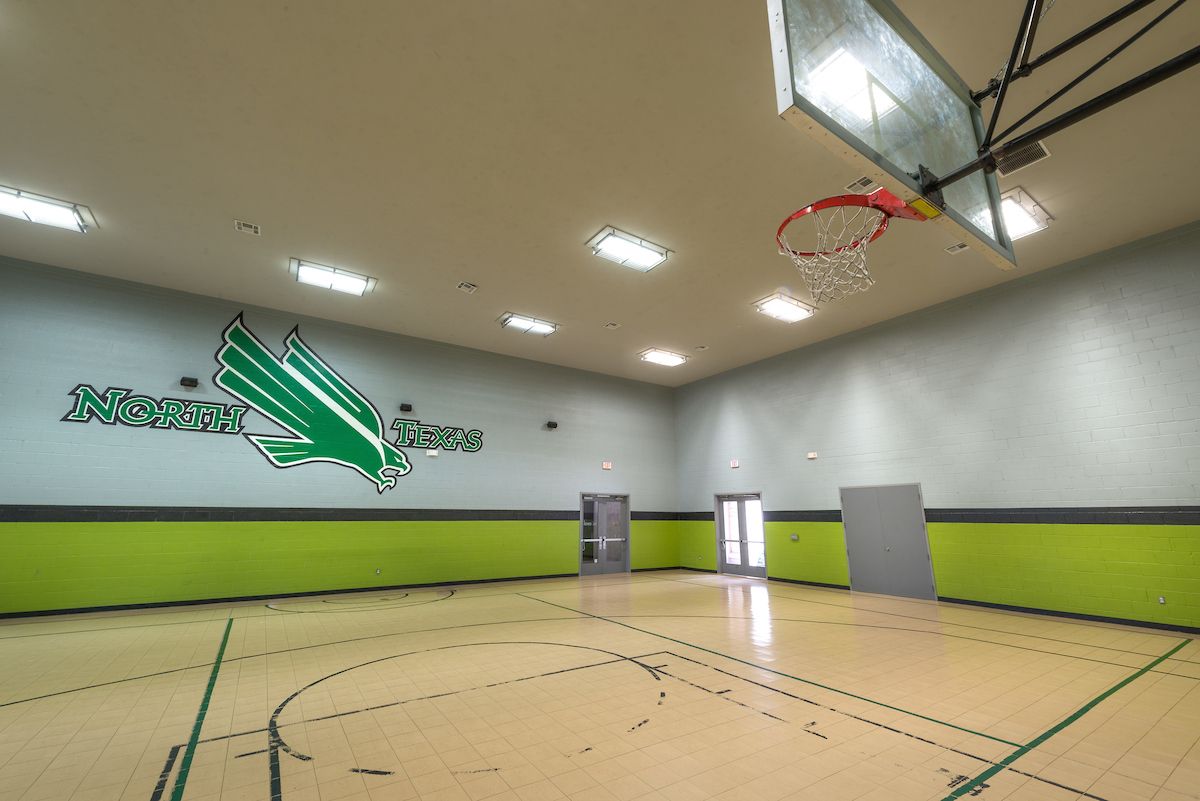 unt indoor basketball court