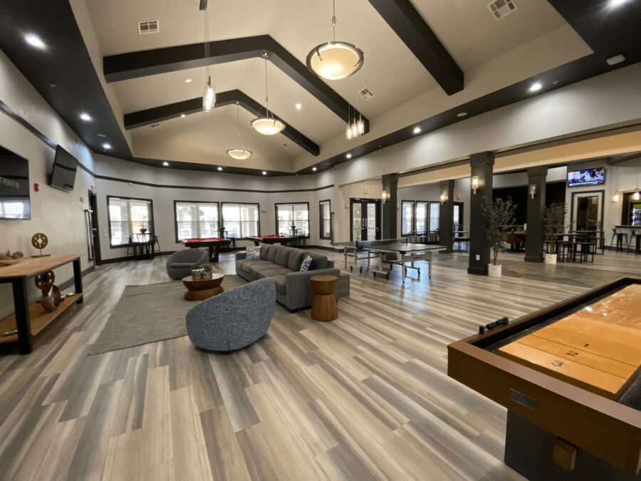 clubhouse at forum at denton station apartments